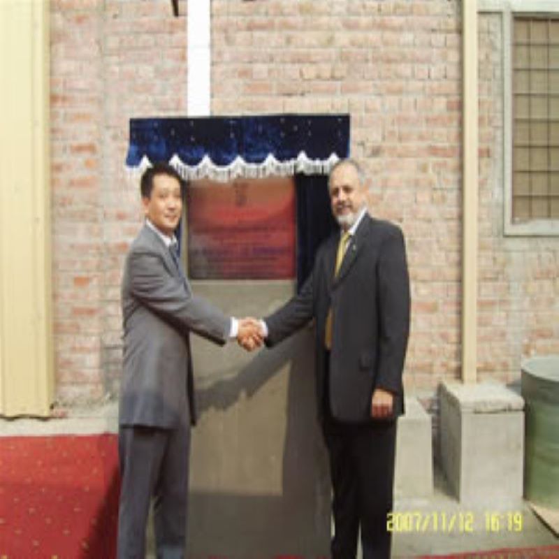 حضر السيد شان xiaowu حفل افتتاح المصنع
